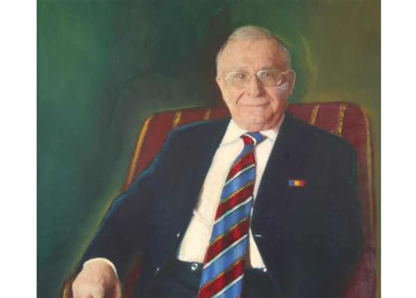 Cine dorește să își împodobească locuința cu un portret al lui Ion Iliescu poate participa la Licitaţia de Artă Postmodernă şi Contemporană