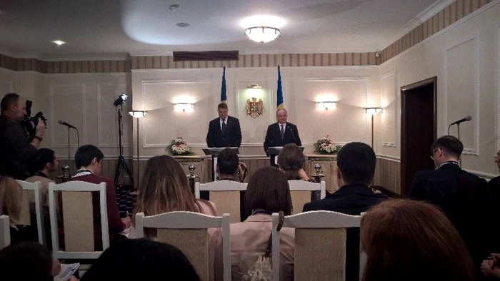 Conferinta de presa Nicolae Timofti si Klaus Iohannis FOTO Elena Dumitru