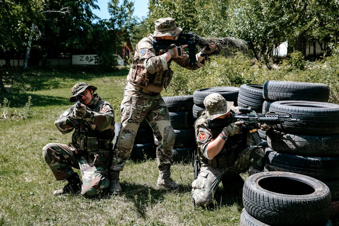 Tabăra militară de la Agafton FOTO Timofte Florin