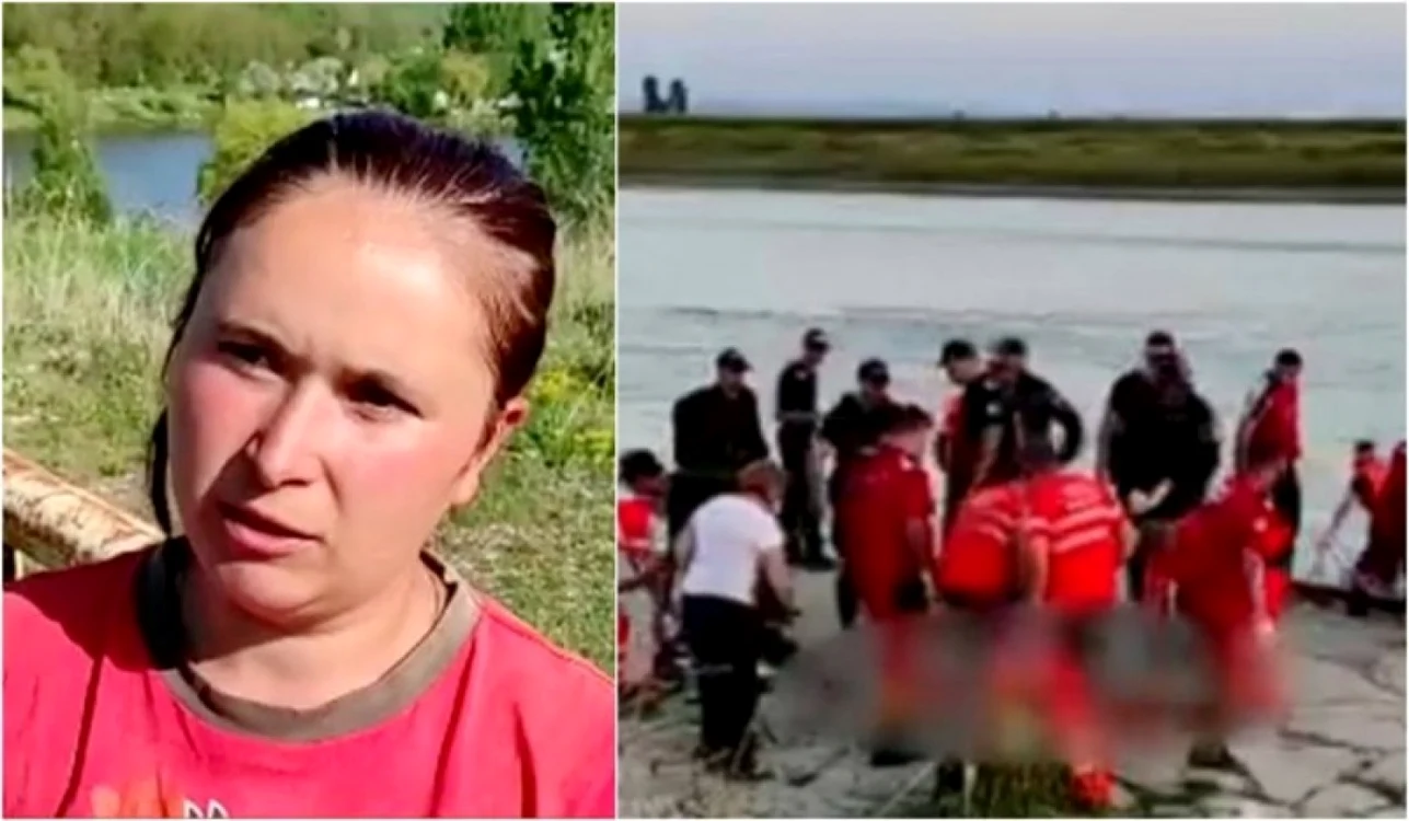 Mama copiilor înecaţi de tată FOTO Ziarul de Bacău