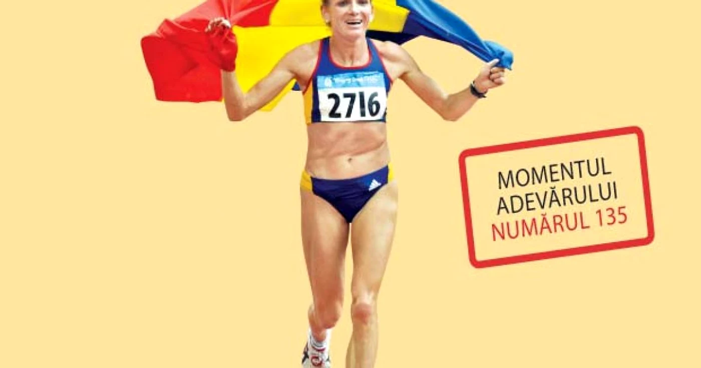 La Beijing, Constantina Diţă a făcut turul  Stadionului Olimpic  cu steagul României  