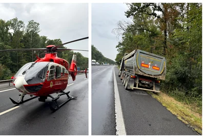 Accident pe A1