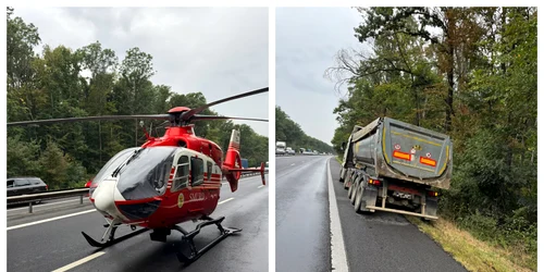 Accident pe A1