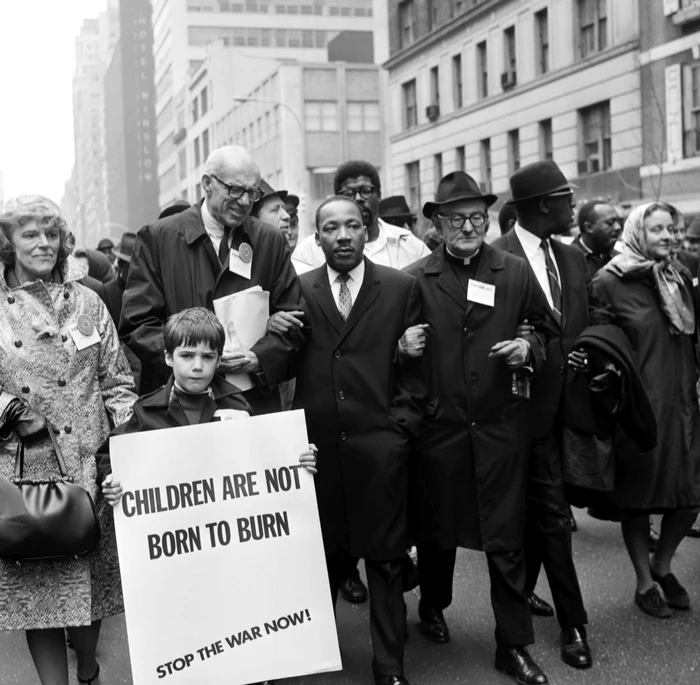 Martin Luther King Jr., unul dintre liderii protestelor din SUA. FOTO: AFP