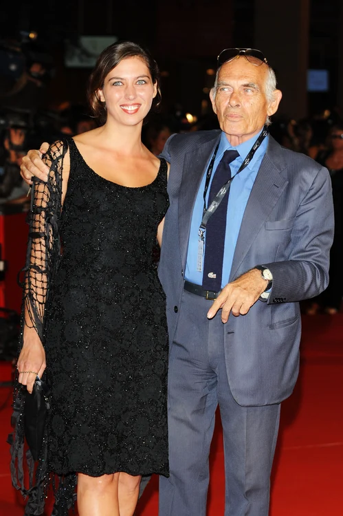 Regizorul Pasquale Squitieri și fiica sa, Claudine Squitieri, GettyImages 83388223 jpg