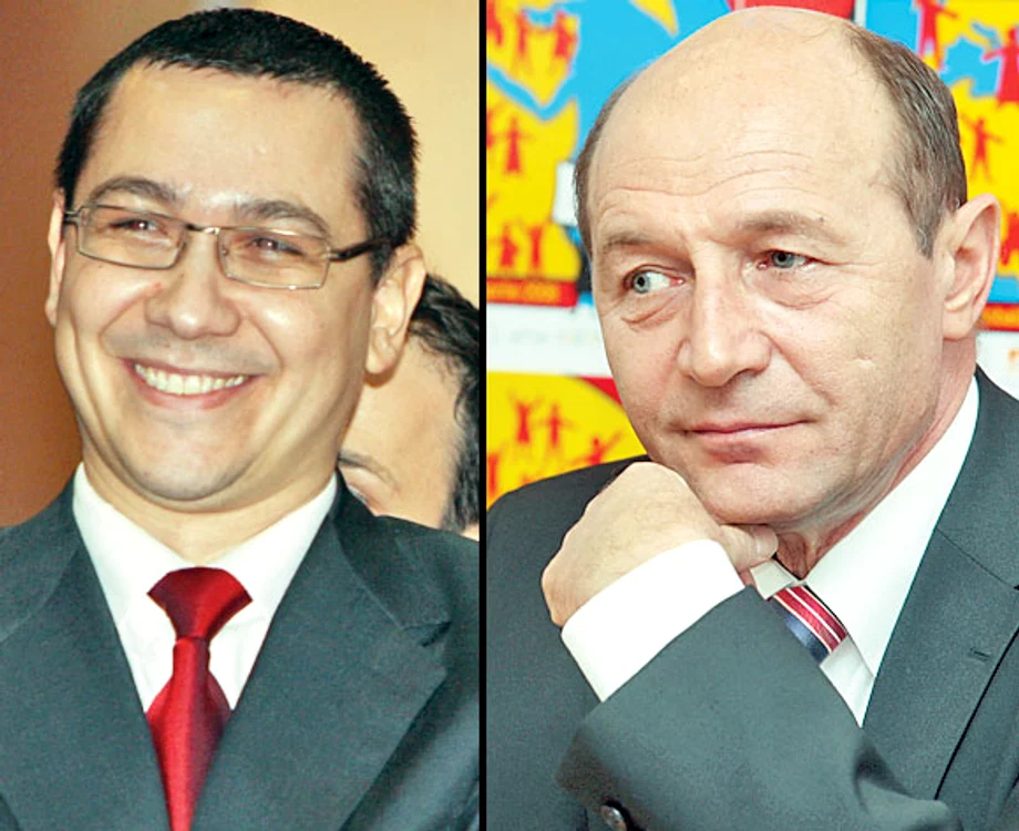 
    Victor Ponta şi Traian Băsescu  