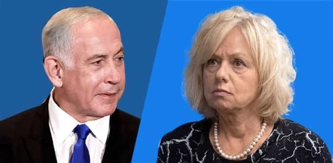 Benjamin Netanyahu și Gali Baharav-Miara