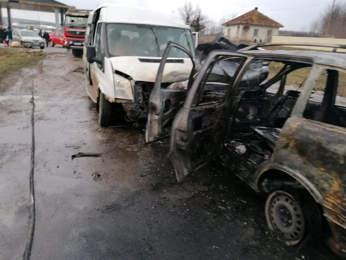Printre victimele accidentului se află și un copilFoto: ISU Botoşani