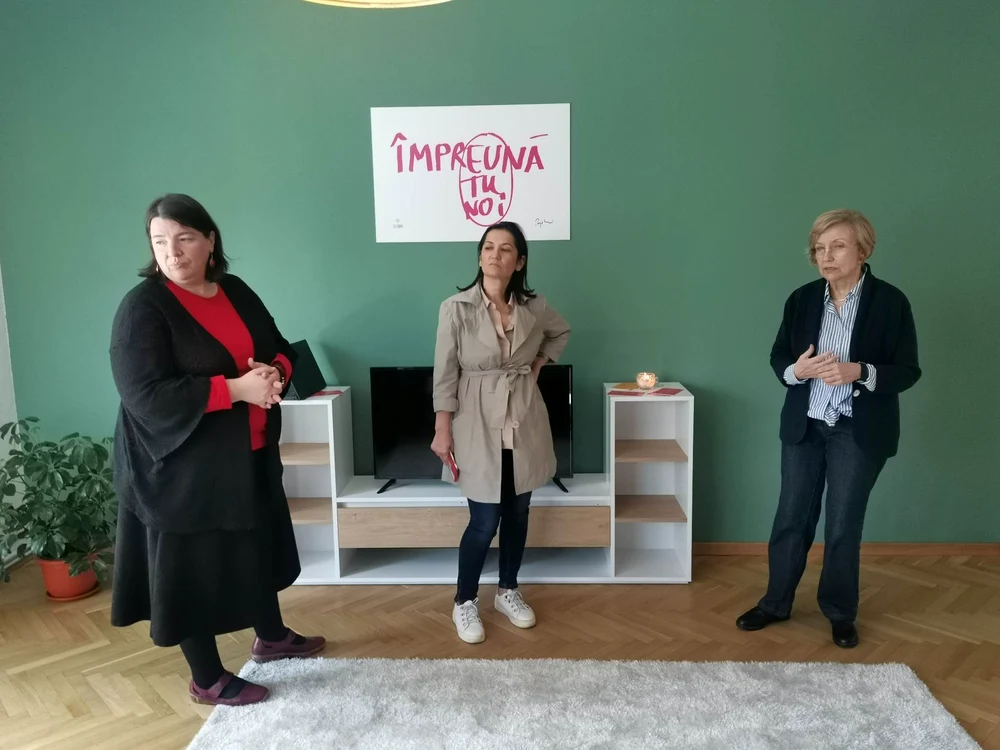Psihologul Diana Ungureanu Pamfil la centrul Sus Inima FOTO Ștefan Both