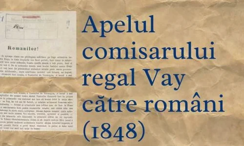 Un apel din 1848, prin care li se cerea românilor transilvăneni să fie loiali „patriei” maghiare, expus la Muzeul Național al Unirii 