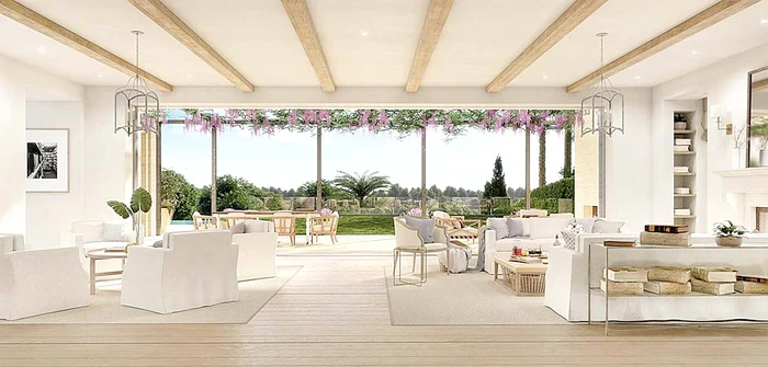 Camera de zi are pereţii albi şi este foarte spaţioasă