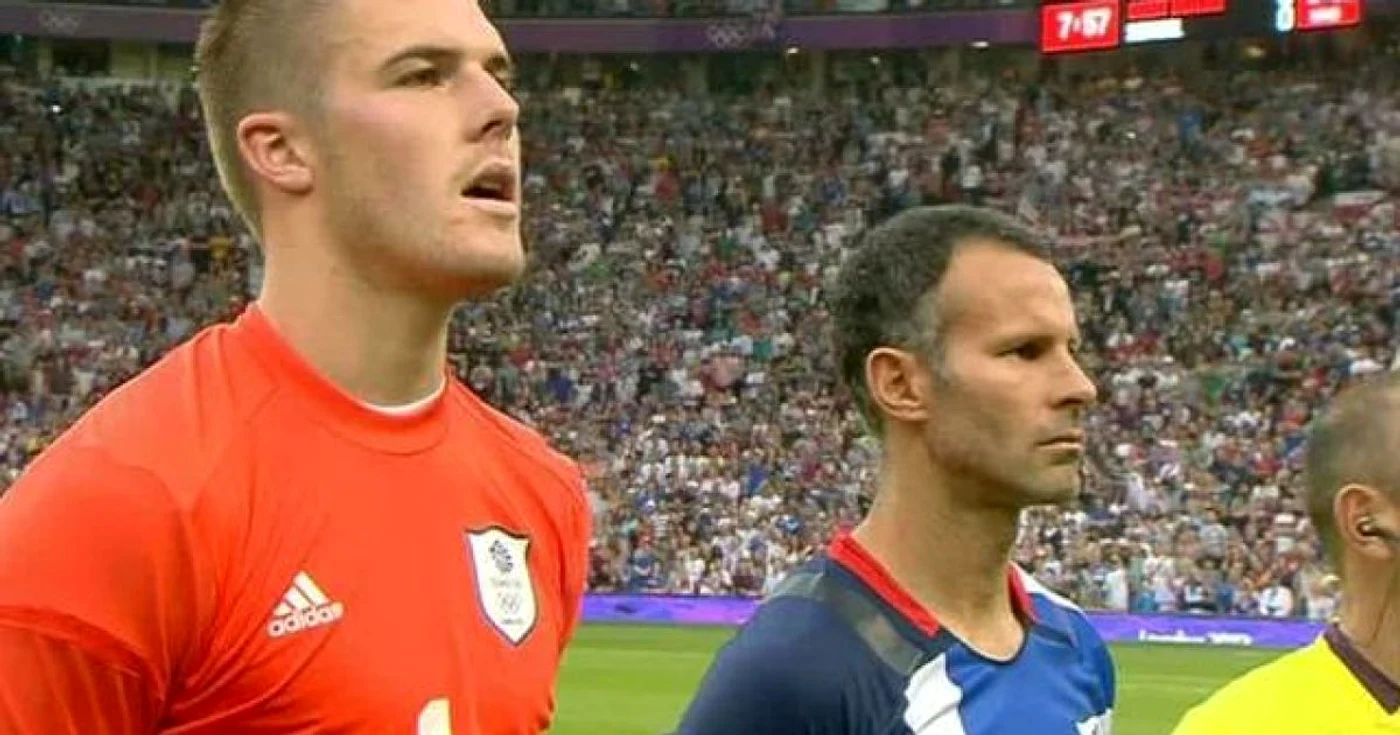 Ryan Giggs la imnul Marii Britanii