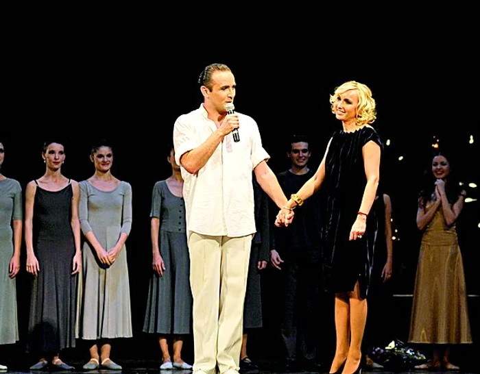 Gabi Szabo a fost invitată pe scenă de Răzvan Mazilu