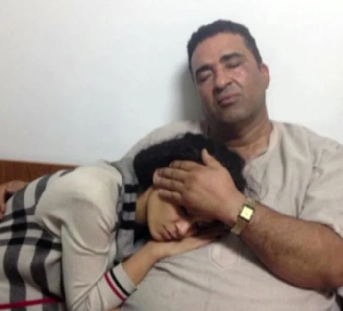 Când s-au revăzut, Majda și tatăl ei natural au locuit împreună o lună