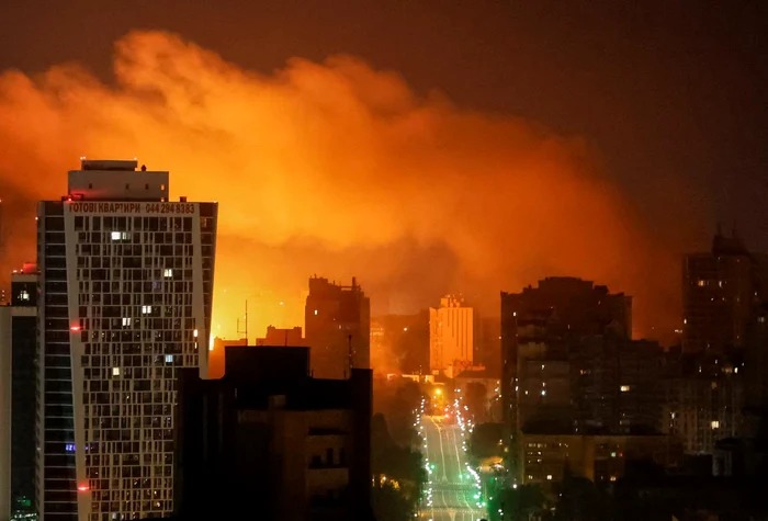Atac cu sute de drone și rachete asura Kievului/FOTO:X