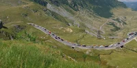 Aglomerație pe Transfăgărășan FOTO Facebook Dan Rus 