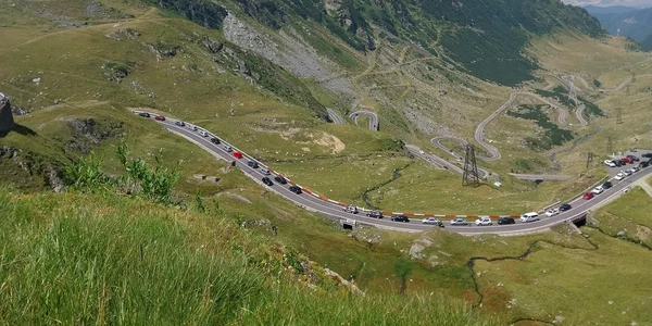 Aglomerație pe Transfăgărășan FOTO Facebook Dan Rus 