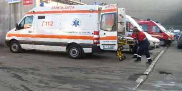 Şoferul a ajuns la spital cu răni grave foto Arhivă
