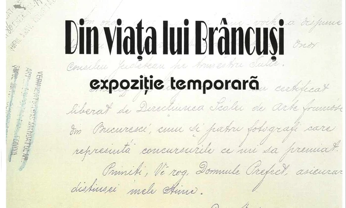 „Din viața lui Brâncuși”, expoziție temporară la  Muzeul Olteniei din Craiova 
