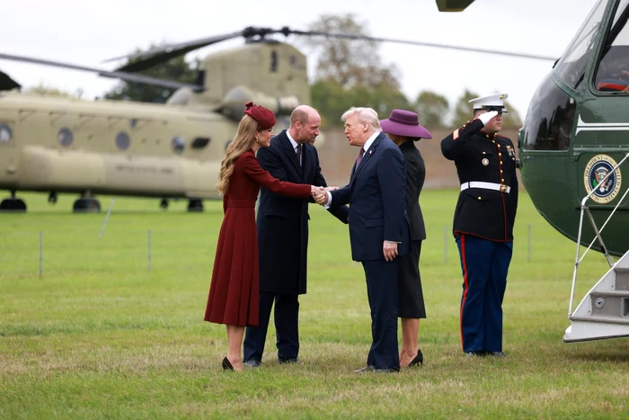 Kate Middleton și Prințul William cu Melania și Donald Trump foto profimedia (2) jpg
