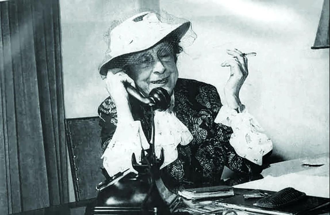 Actrița Lucia Sturdza Bulandra
