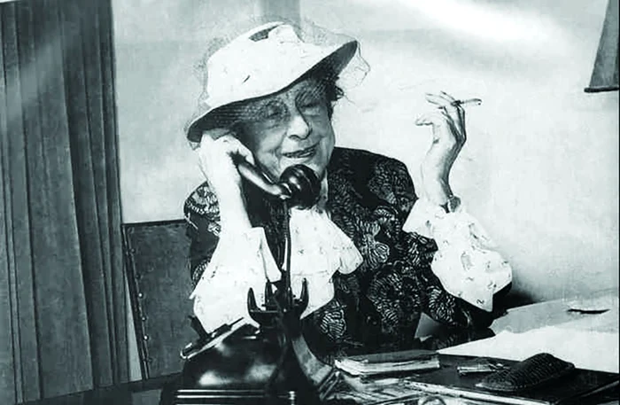 Actrița Lucia Sturdza Bulandra