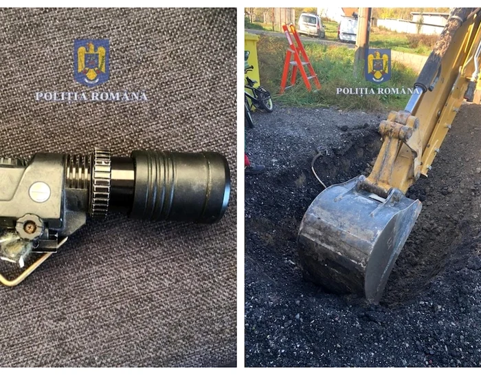 Poliția a descoperit, pe lângă furtul de curent, și un detector de metale FOTO IPJ Timiș