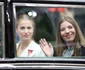 Infanta Sofia la depunerea juramantului Prințesei Leonor, viitoarea regină a Spaniei