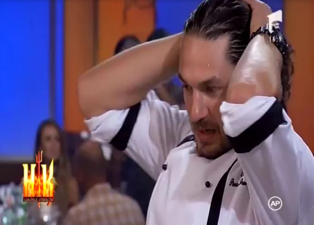 Chef Florin Dumitrescu şi-a pus mâinile în cap de nervi