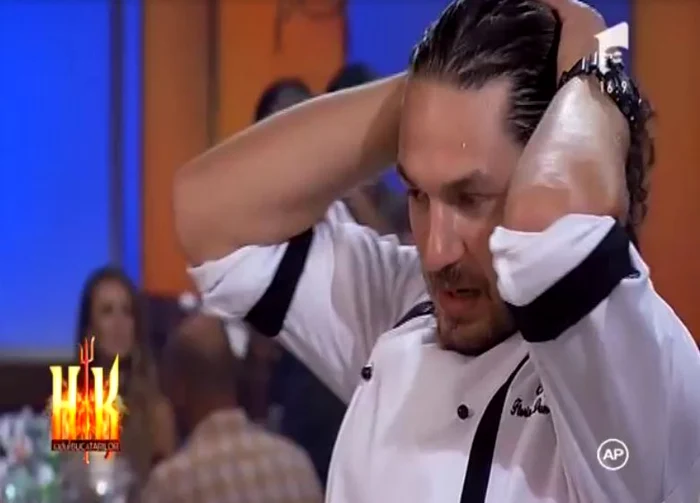 Chef Florin Dumitrescu şi-a pus mâinile în cap de nervi