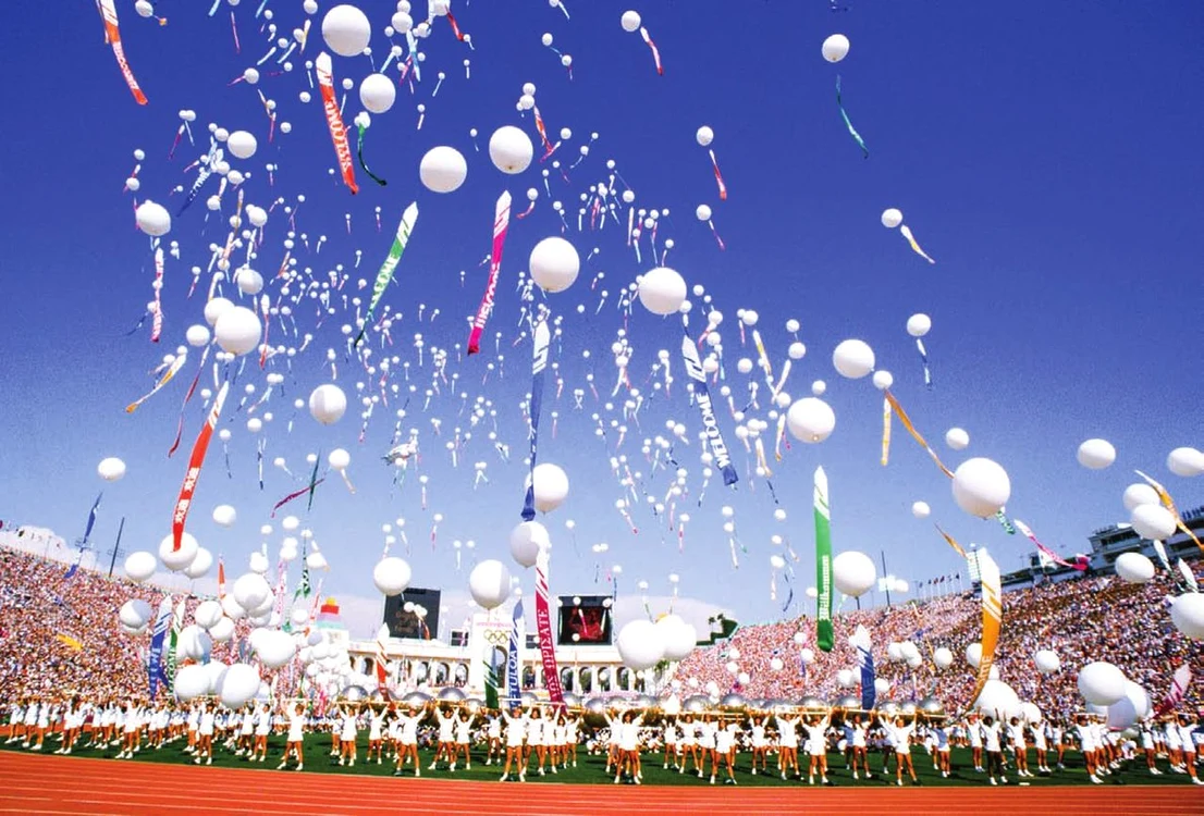 Ceremonia de deschidere a Jocurilor Olimpice de la Los Angeles