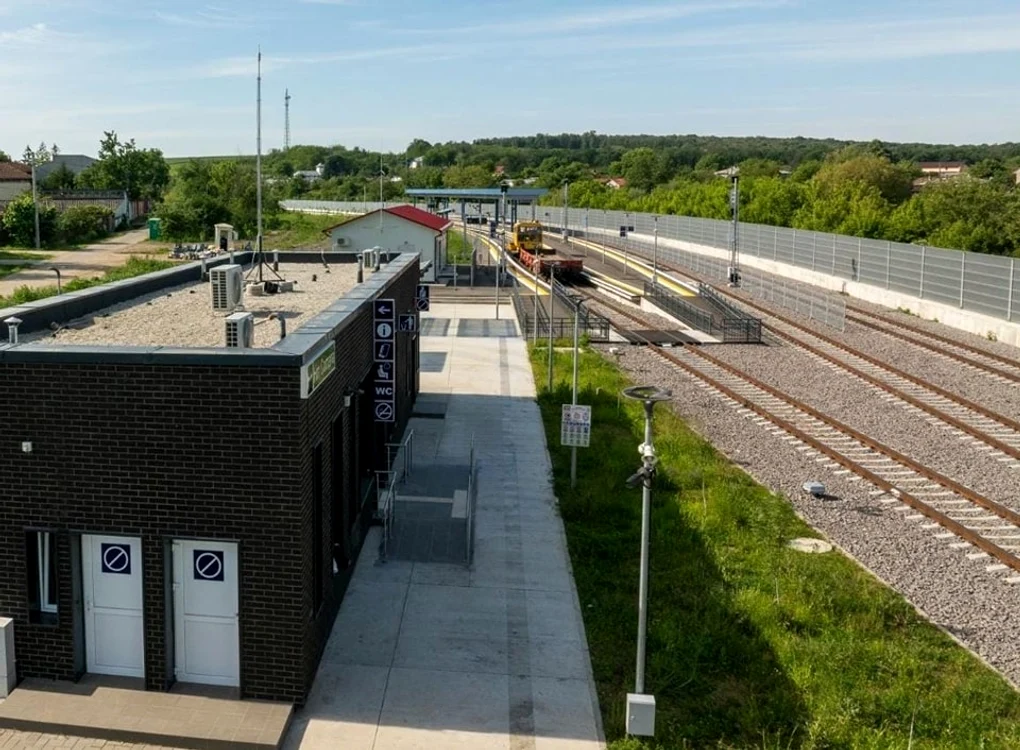 foto cale ferată București-Giurgiu Nord Frontieră
