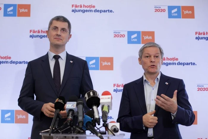 Dan Barna şi Dacian Cioloş, au vorbit, luni, după întâlnirea cu preşedintele Klaus Iohannis, despre programul ”România Educată”şi proiectele pecare li le-a prezentat preşedintele. Foto: news.ro