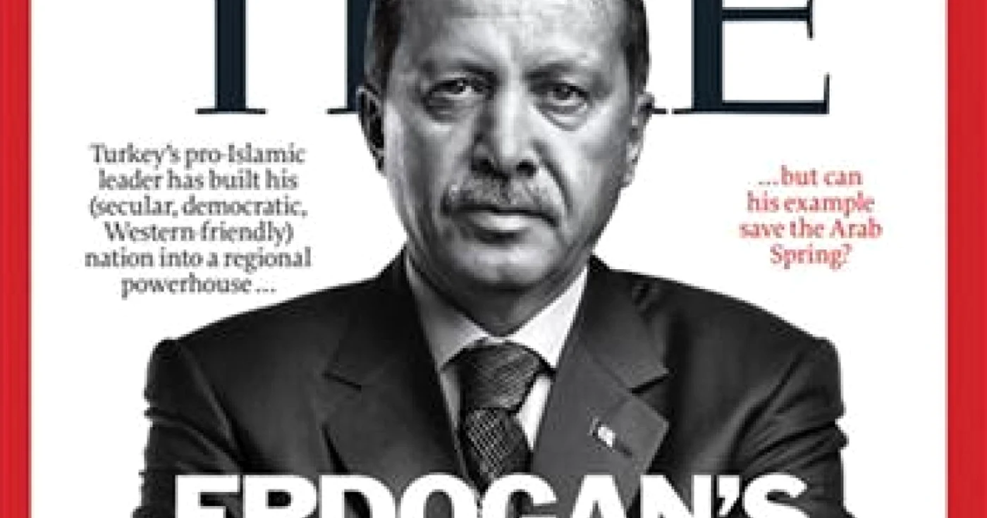 Premierul turc, Recep Tayyip Erdoğan, pe coperta revistei "Time"