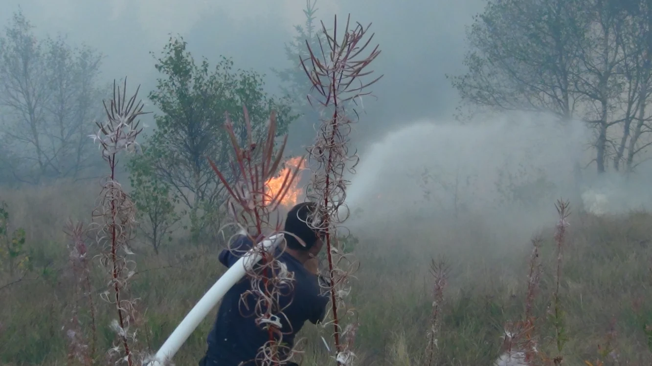 Incendiul a fost stins după două zile