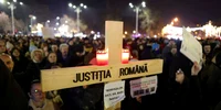 A patra seara de proteste pentru Justiție in București FOTO Inquam Photos / Octav Ganea