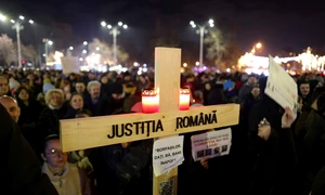 A patra seara de proteste pentru Justiție in București FOTO Inquam Photos / Octav Ganea