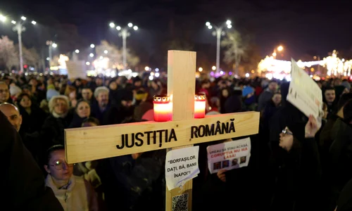 A patra seara de proteste pentru Justiție in București FOTO Inquam Photos / Octav Ganea
