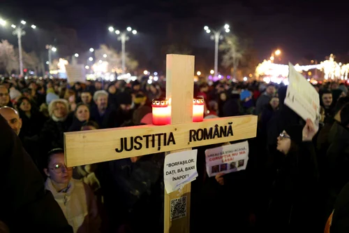 A patra seara de proteste pentru Justiție in București FOTO Inquam Photos / Octav Ganea