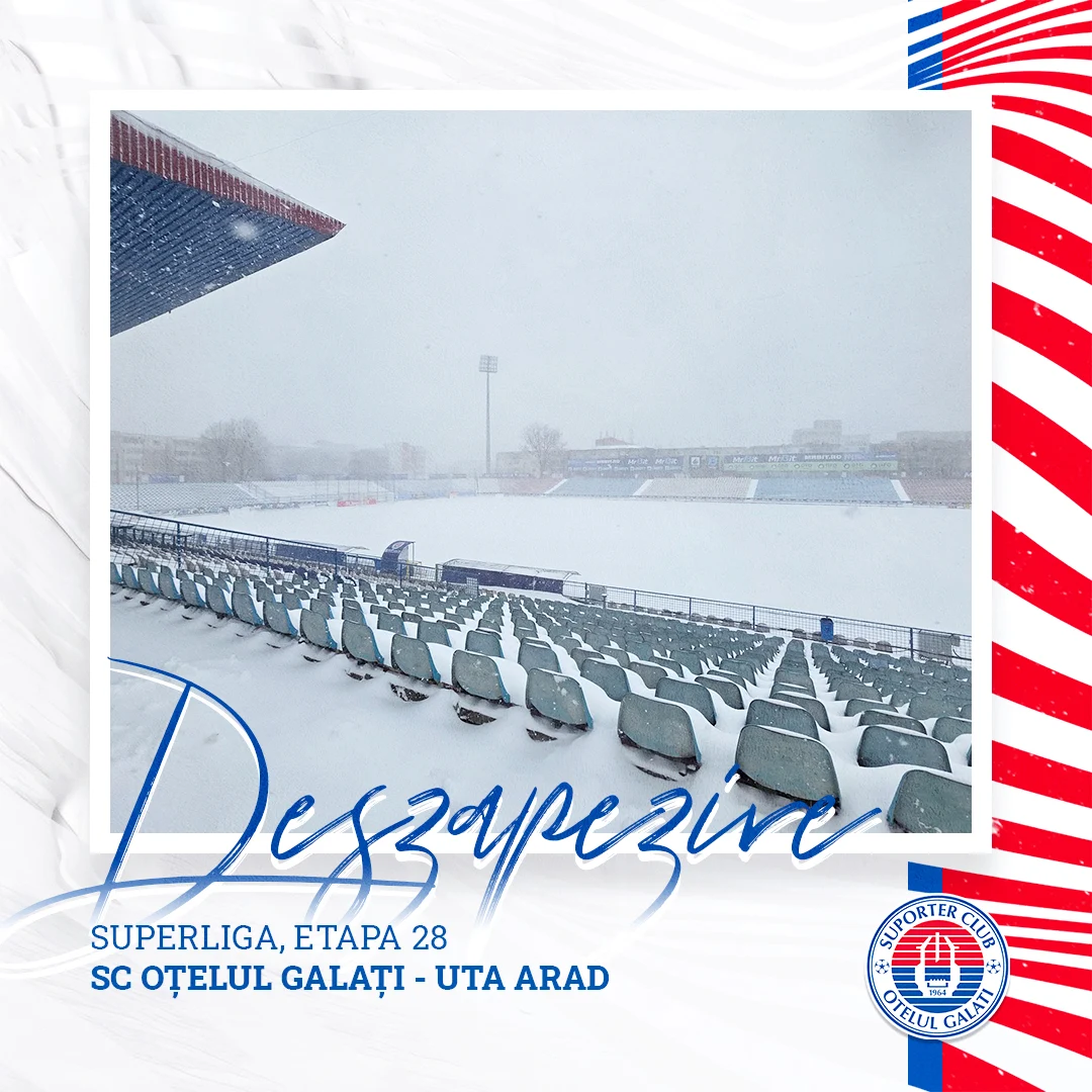 Moldovenii, chemați să pună mâna pe lopeți. Meciul Oțelul - UTA, în pericol să nu se dispute