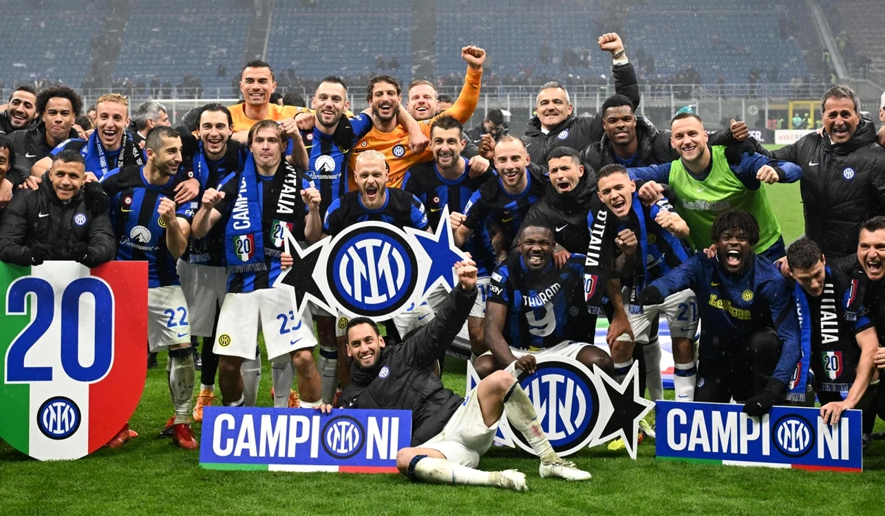Inter a luat titlul cu numărul 21   FOTO EPA