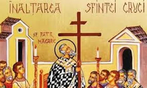 Crucea pe care a pătimit Iisus, descoperită de patriarhul Macarie jpeg
