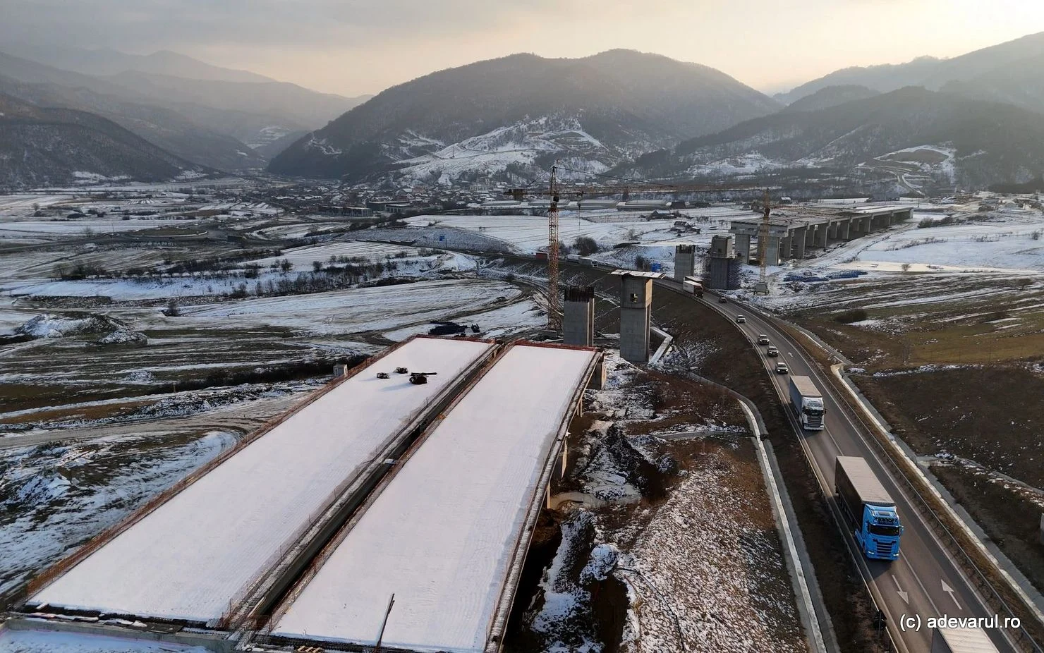 Autostrada Sibiu - Pitești intră optimist în 2026. Primii kilometri și premierele de pe autostrada transcarpatică