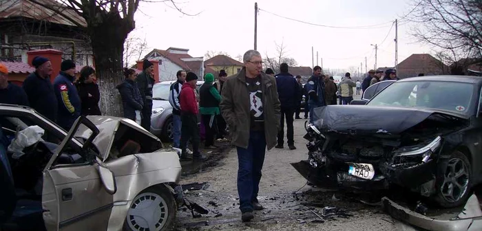 Medicul Iliescu a scăpat nevătămat din accident