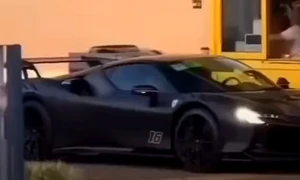 Ferrari Charles Leclerc, captura video png