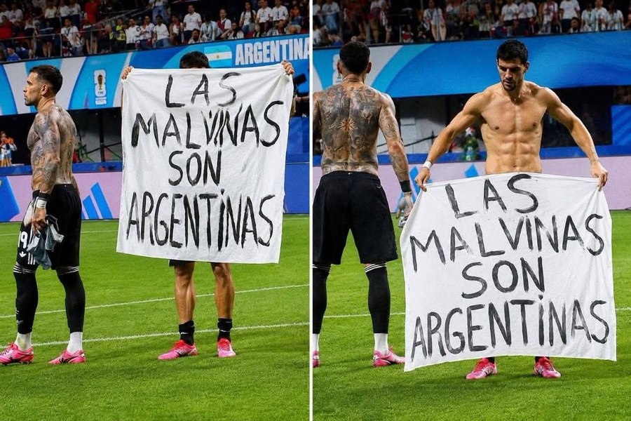 Argentina riscă sancțiuni din partea FIFA după un mesaj politic afișat la semifinala cu Anglia