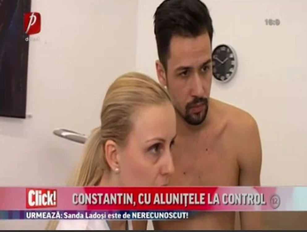 Alexandru Constantin a mers la dermatologfoto: captură Prima Tv