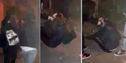 Capturi video din timpul agresării unei eleve din Galaţi