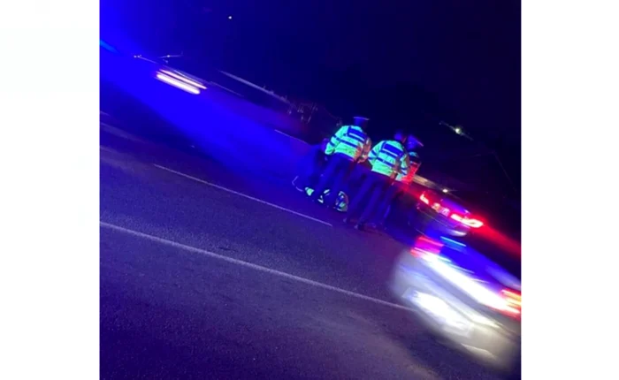 Poliţist de la rutieră accidentat pe DN1 B, în Prahova FOTO Facebook Info Trafic