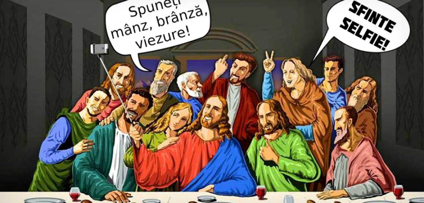 Cum ar fi dacă Cina cea de taină ar fi văzută altfel? Şi apostolii erau oameni, totuşi.